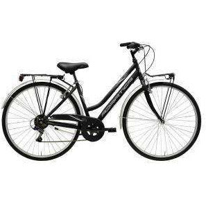 Damesfiets MOVIE 28 inch 6 versnellingen zwart Damesfiets MOVIE 28 inch 6 versnellingen zwart